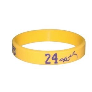 Kobe Bryant NBA Bracelet LA Lakers 🏀 Basketball Wristband Black Mamba 🆕
